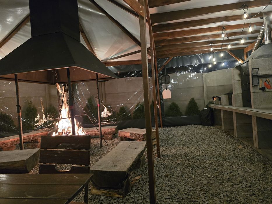 Domek wynajem z sauna jacuzzi ogniskiem najczystsze jezioro Polski