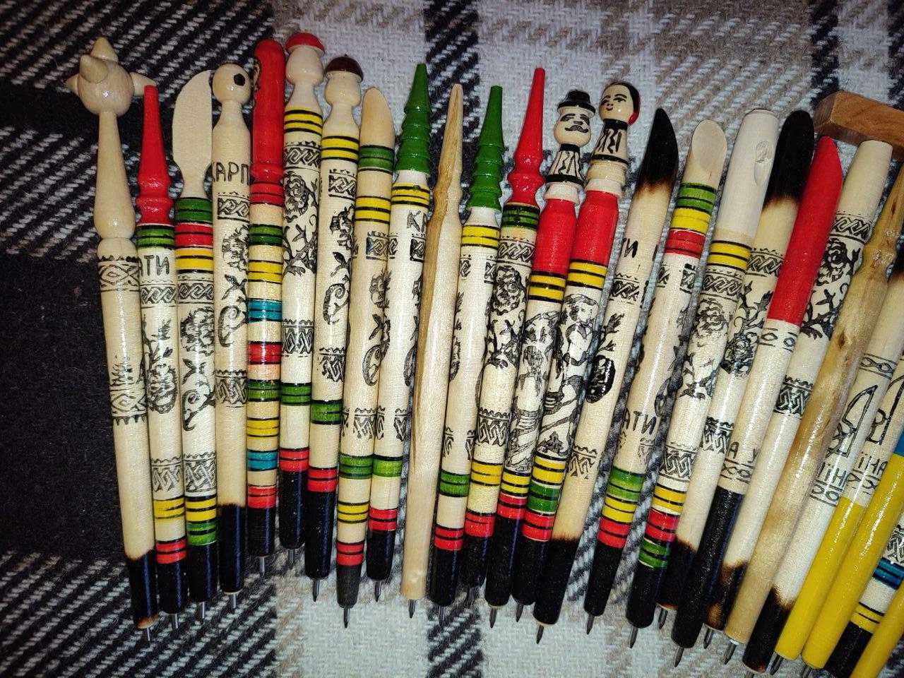 Ручки шариковые, деревянные ручки, сувенир, оригинальный подарок