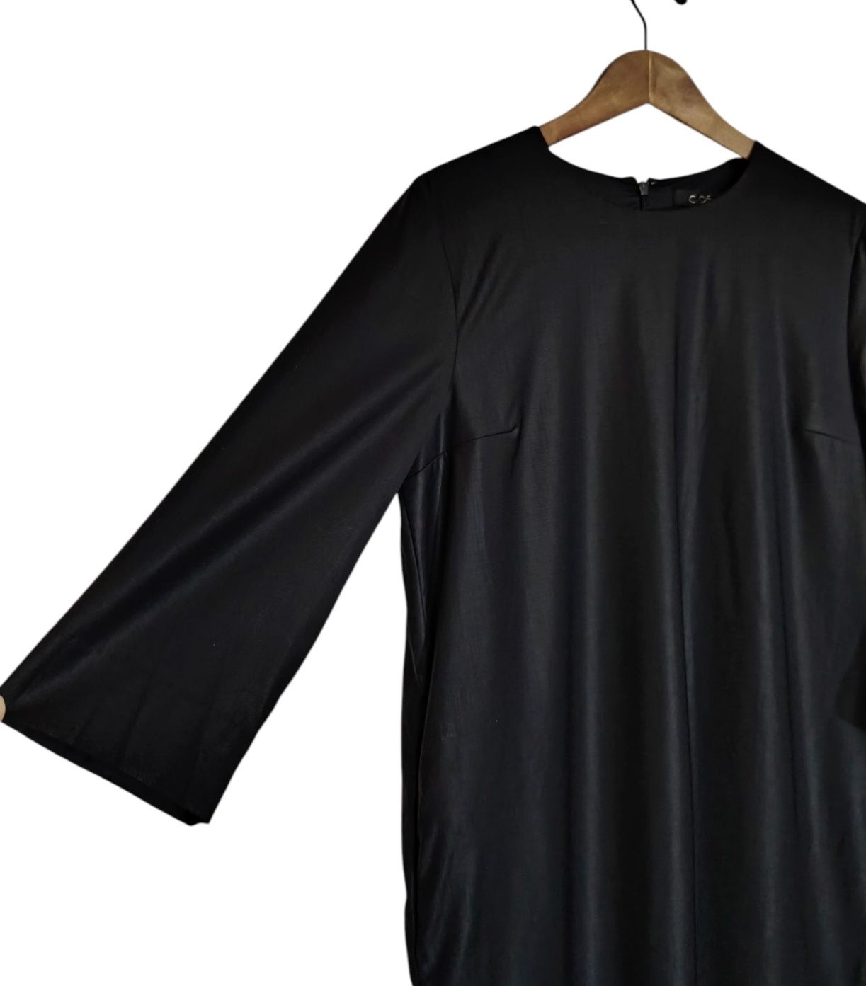 COS piękna elegancka sukienka L/XL idealny stan 100% wełna
