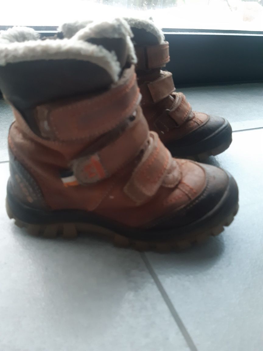 Buty kozaki trzewiki zimowe skórzane Lasocki Kids r. 25