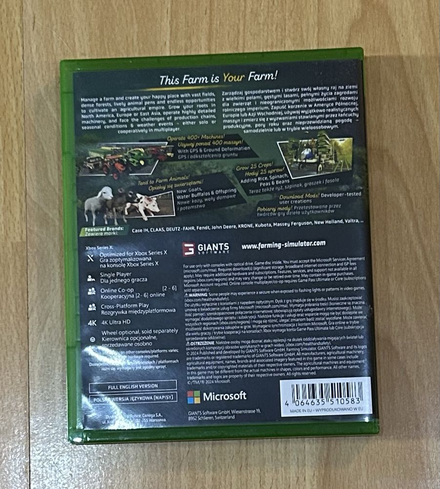 Farming symulator 2025 xbox seriesx
