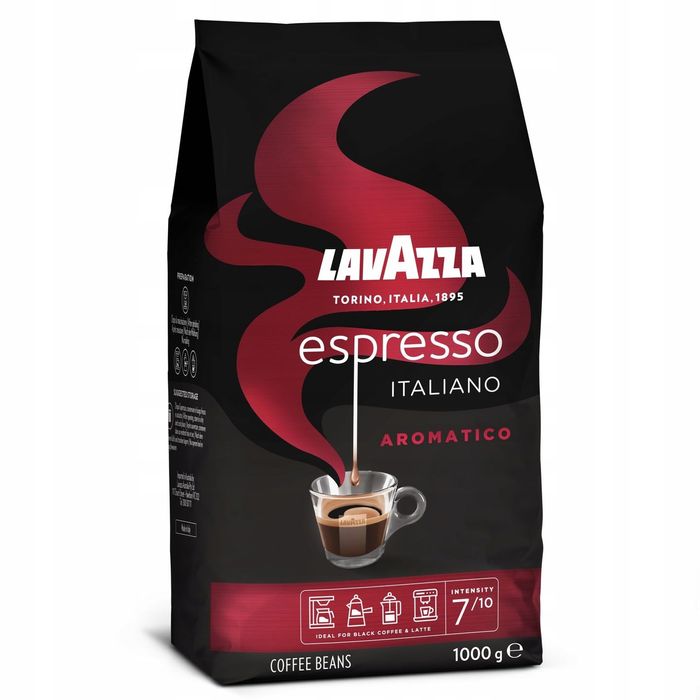 5x1KG Kawa ziarnista LAVAZZA ESPRESSO ITALIANO Aromatico Oryginalna