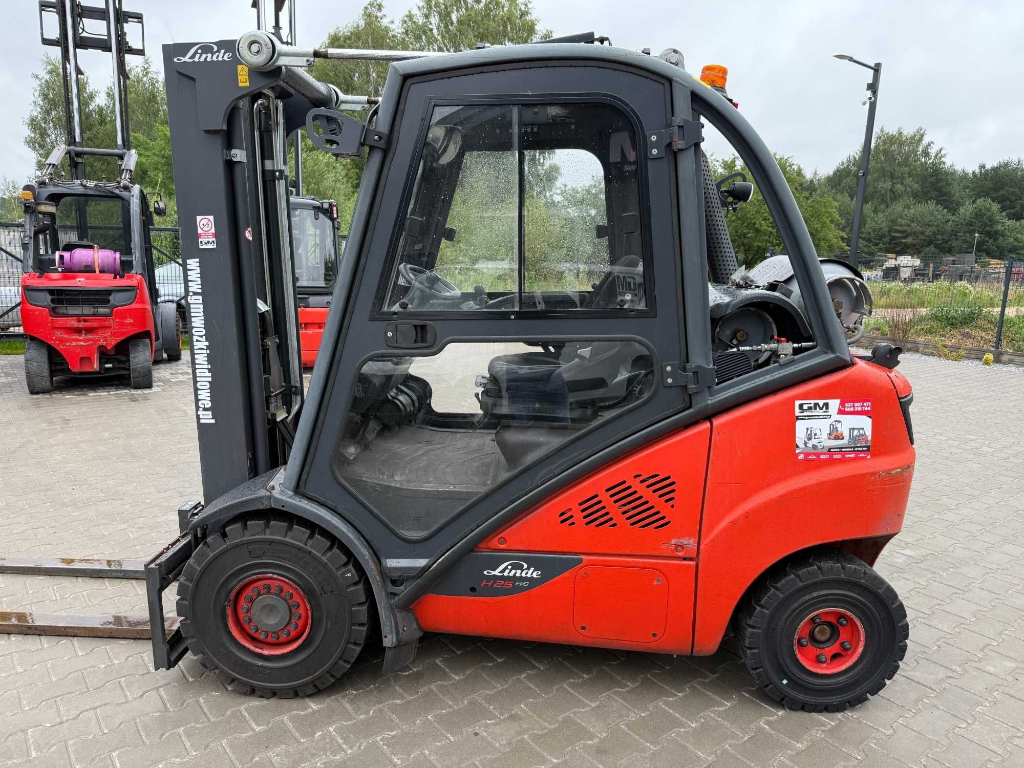Wózek Widłowy Linde H25T /600 4,8m 2017r Kabina Ogrzewanie Triplex