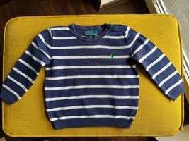 Oryginalny sweter Ralph Lauren, r. 24 m-cy