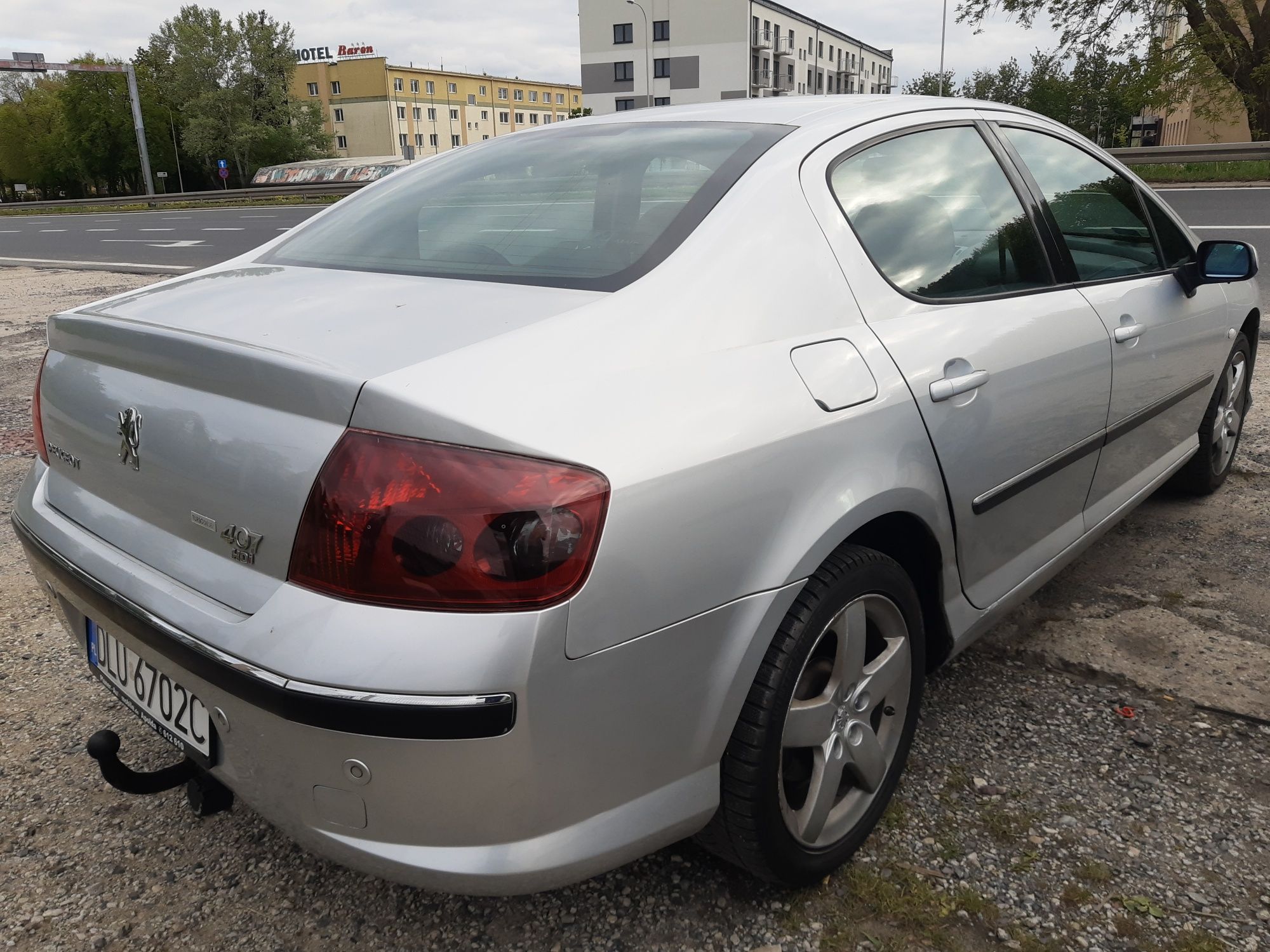 Peugeot 407 sedan, diesel, zadbany , hak