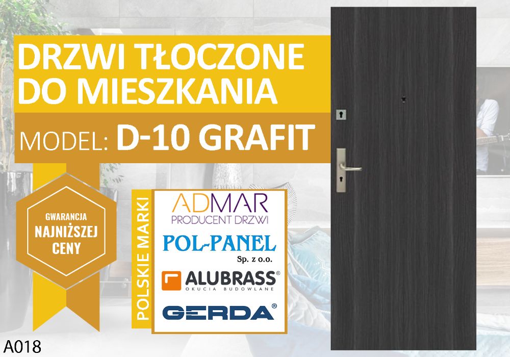 Drzwi WEJŚCIOWE -zewnętrzne do mieszkania w bloku z MONTAŻEM-wyciszone