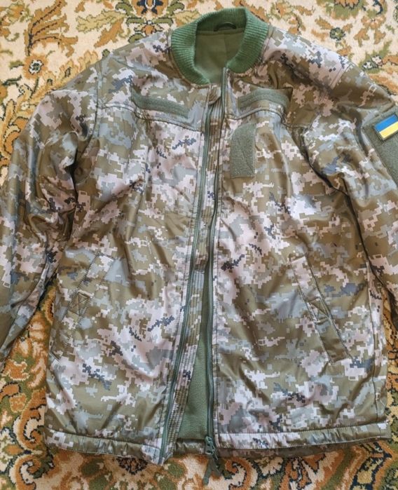 Зимняя куртка  бушлат пиксель. Размер 56-6