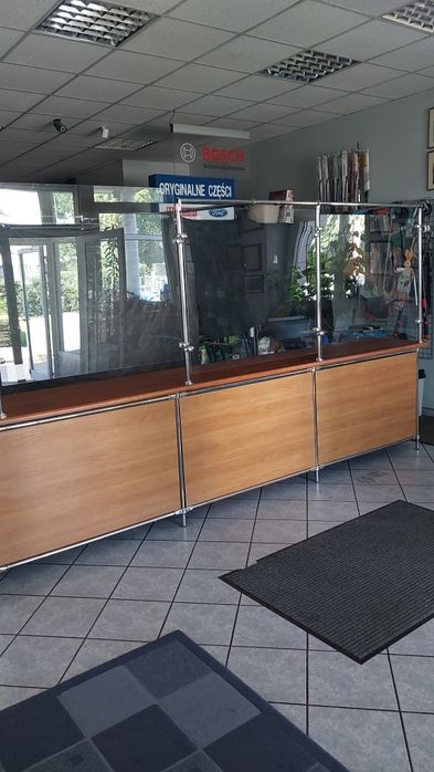 Lada sklepowa , recepcja , biurko  - długość 350 cm