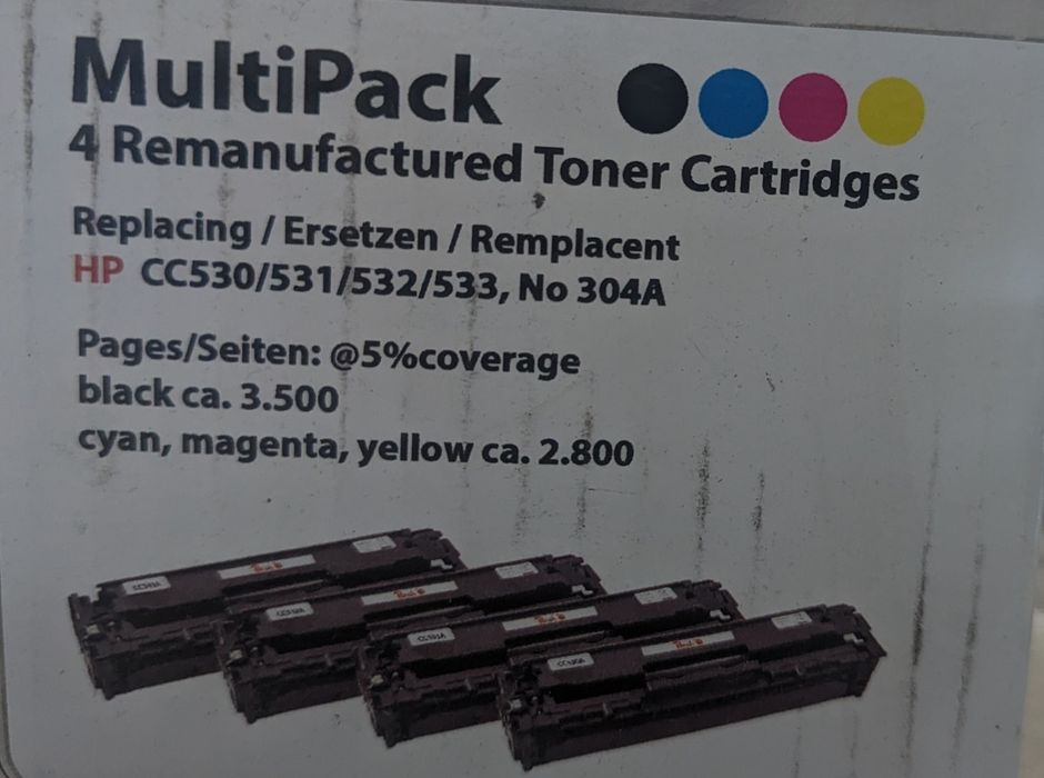 Картридж HP 304A  CC530/531/532/533 Kyocera TK1160 P2050DN/P2040DW