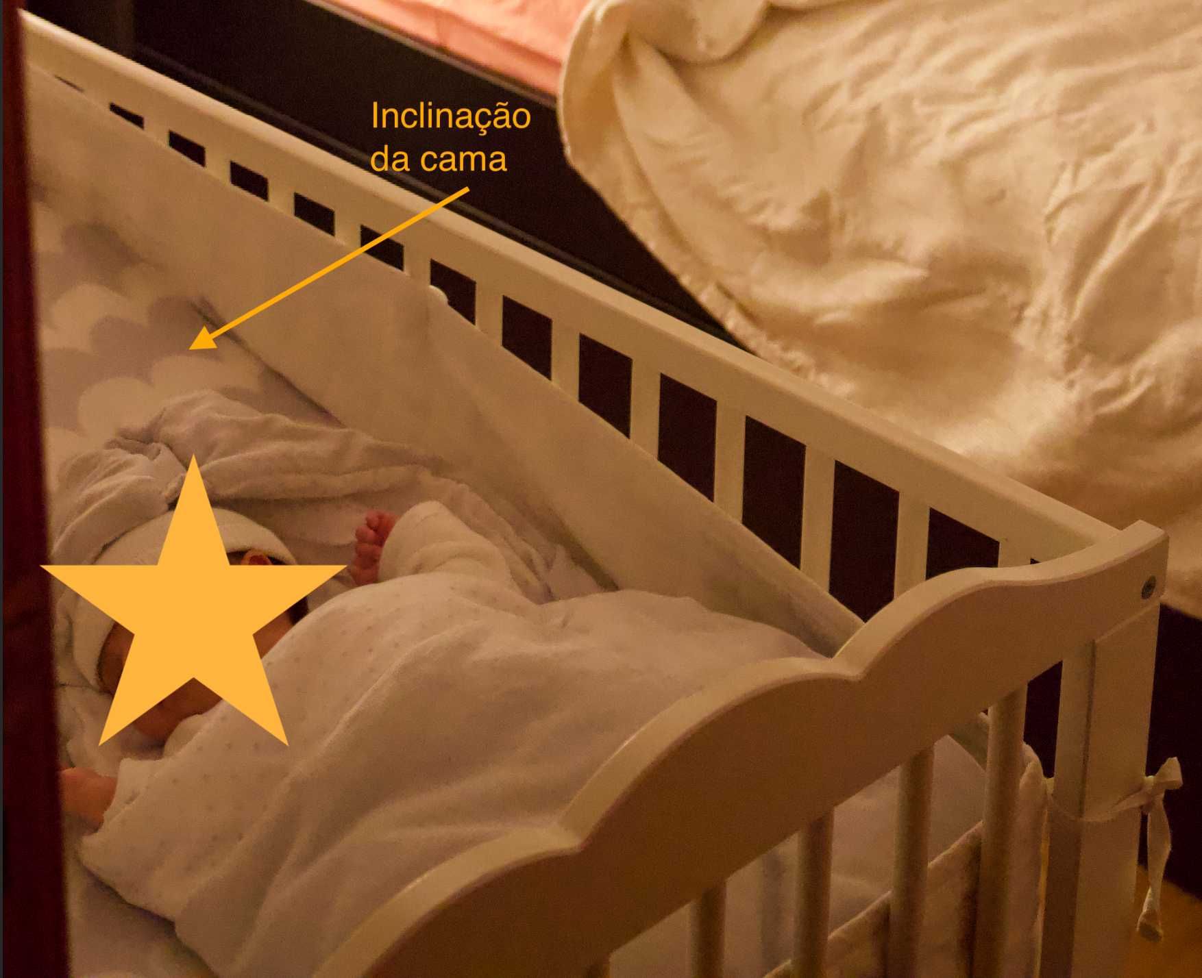 Berço/cama ikea OFEREÇO colchão, proteções e roupa de cama
