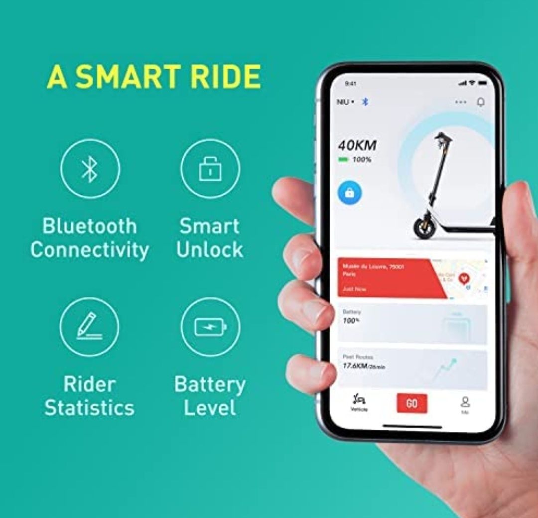 Hulajnoga elektryczna NIU zasięg 40 km