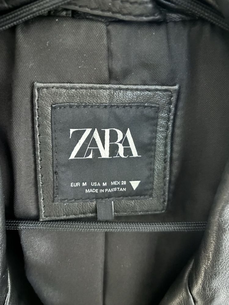 Куртка Zara шкіряна