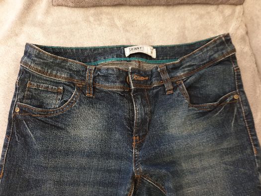 Spodnie jeans C&A, rozmiar 38 jeansowe skinny