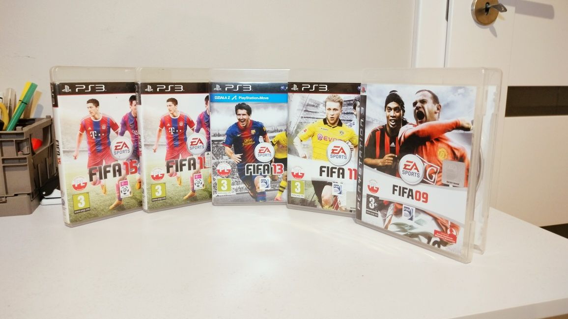PS3 FIFA 09, 11, 13, 15, 15