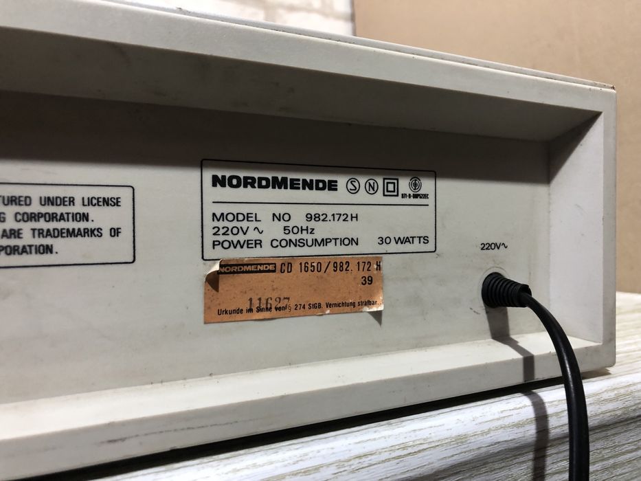 Стерео касетна дека/кассетная дека  Nordmende CD 1650 б/у з Німеччини