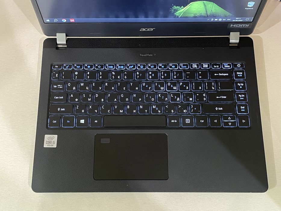 Ноутбук 14" Acer TravelMate на Intel i5-10210U с 8ОЗУ/256SSD/FullHD