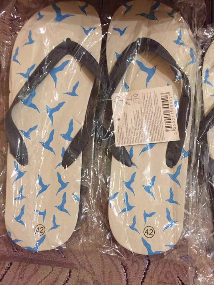 Продам летние тапочки мужские въетнамки 43 размер, длина 27,5см