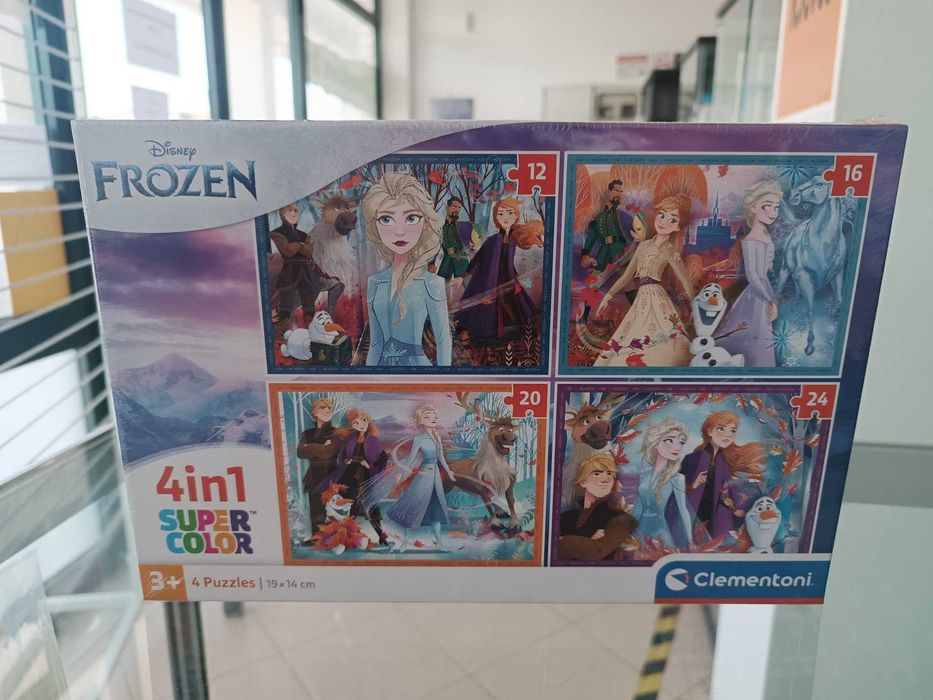 Puzzle Clementoni Disney Frozen SuperColor 4in1 4 puzzles 12+16+20+24