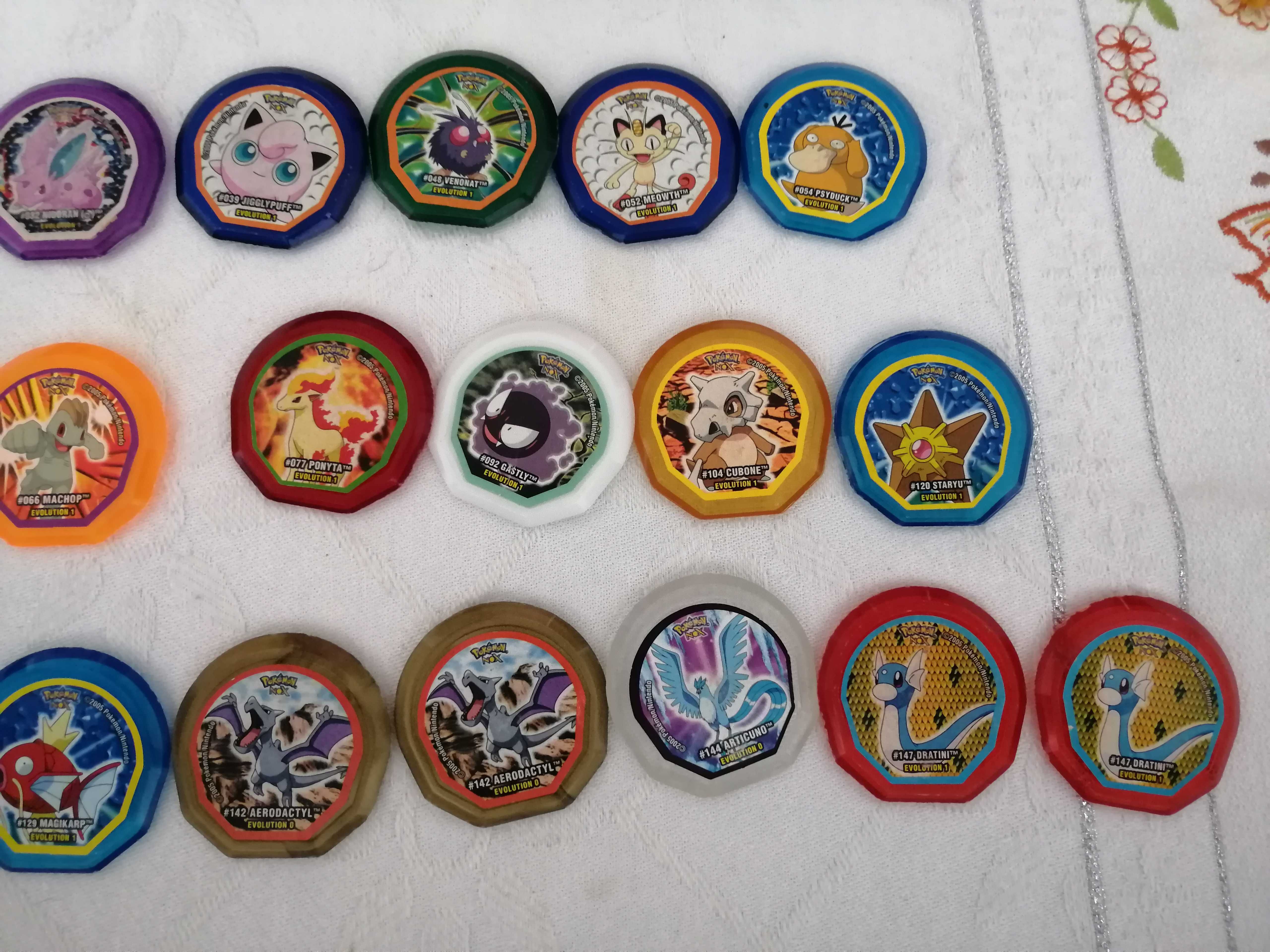 Tazos Pokémon NOX