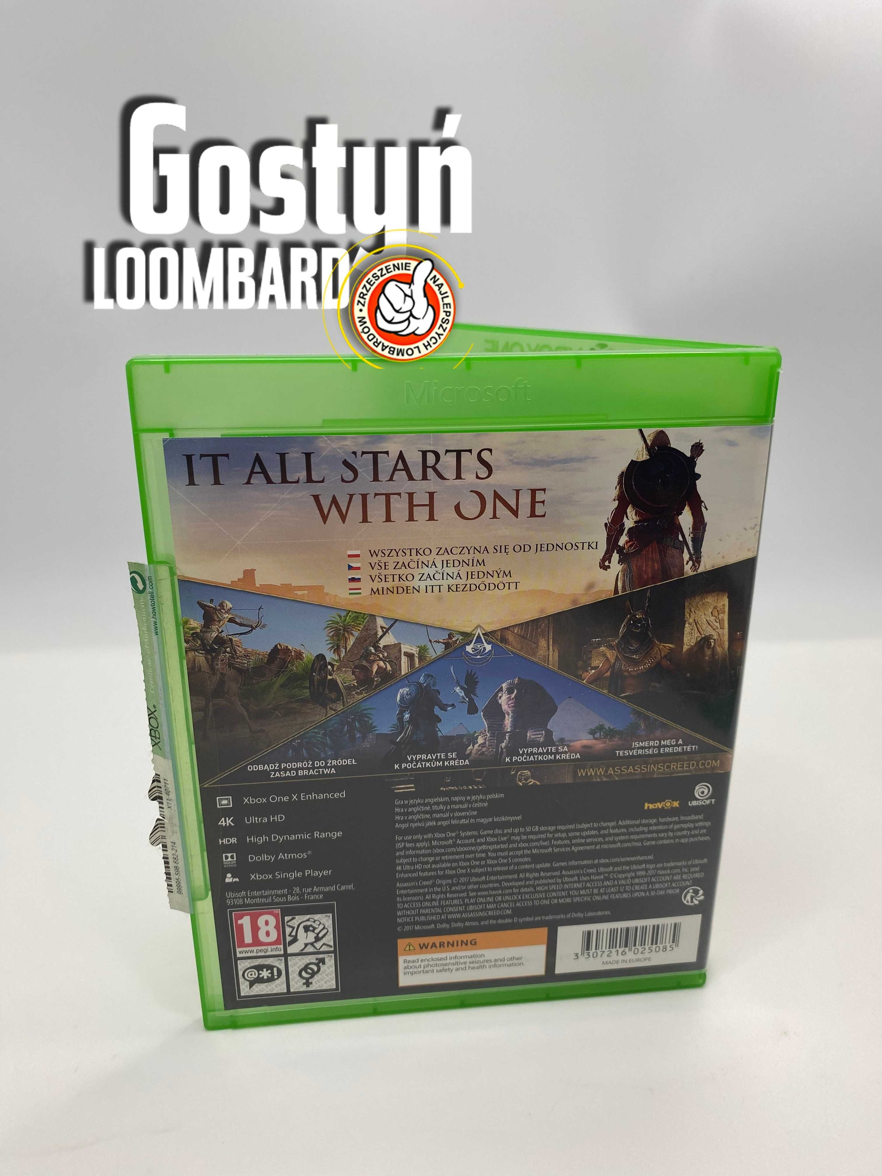 od Loombard Gostyń Gra Assassin's Creed Origins XONE