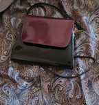 Retro torebka UK PAT lakierowana elegancka  elegant bag true vintage