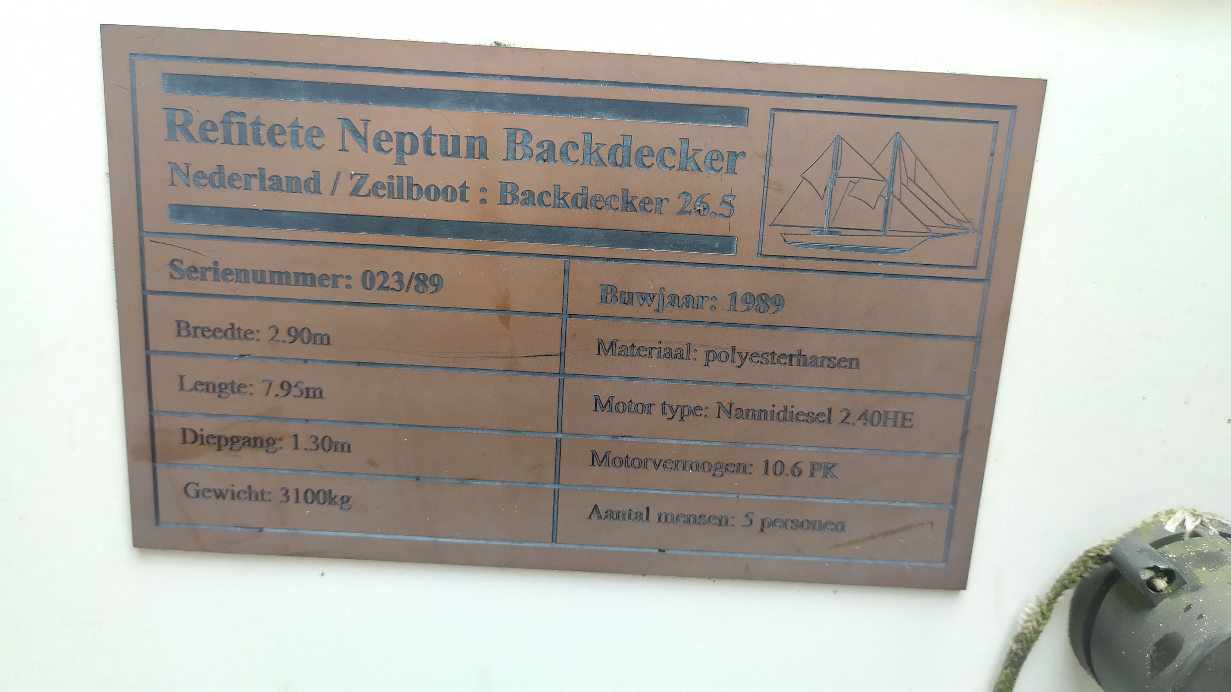 Jacht morski Neptune 26,5