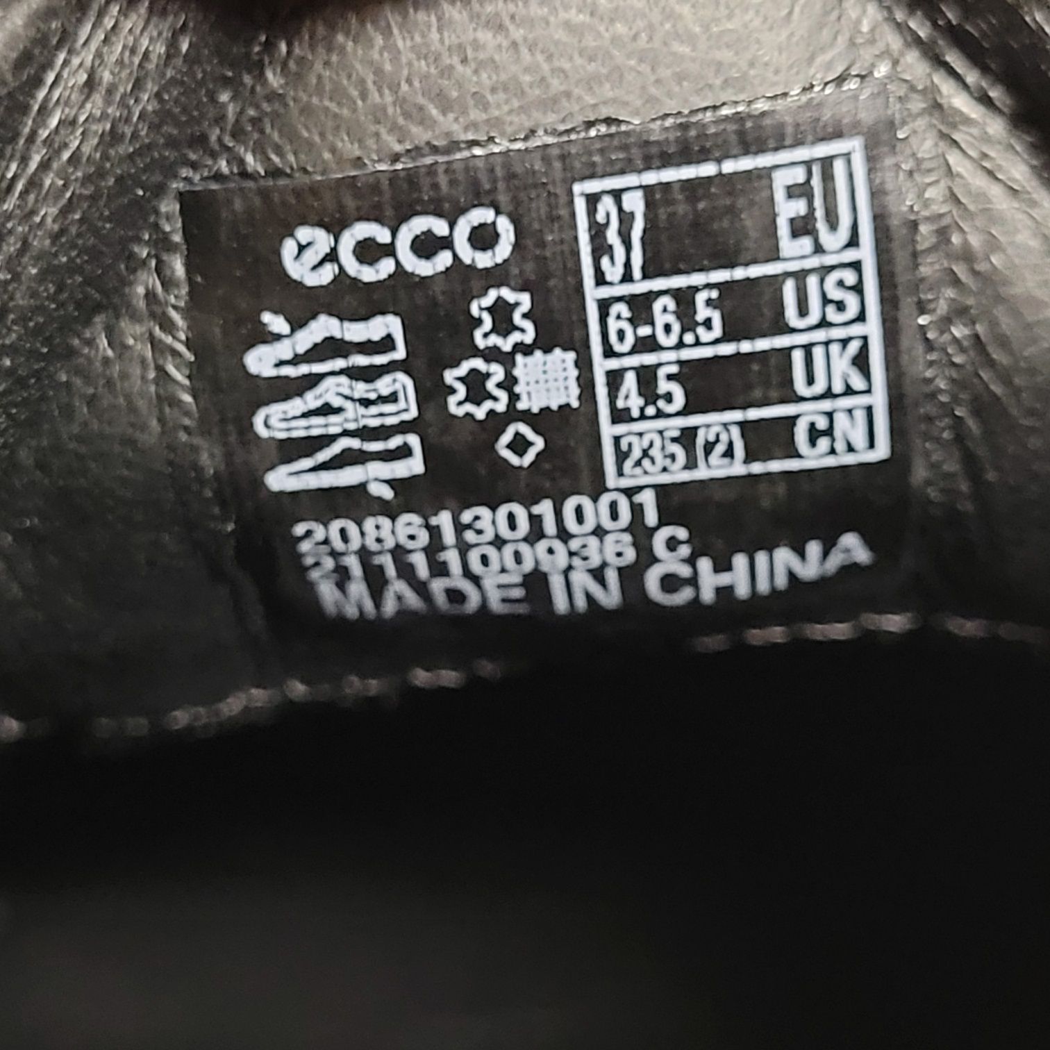 Мокасини шкіряні Оригінал Ecco Simpil 208613 рр.37