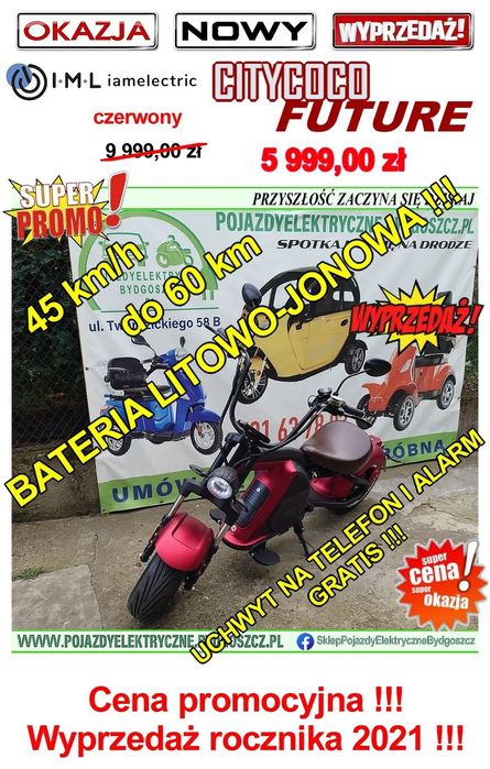 Nowe skutery i motocykle elektryczne