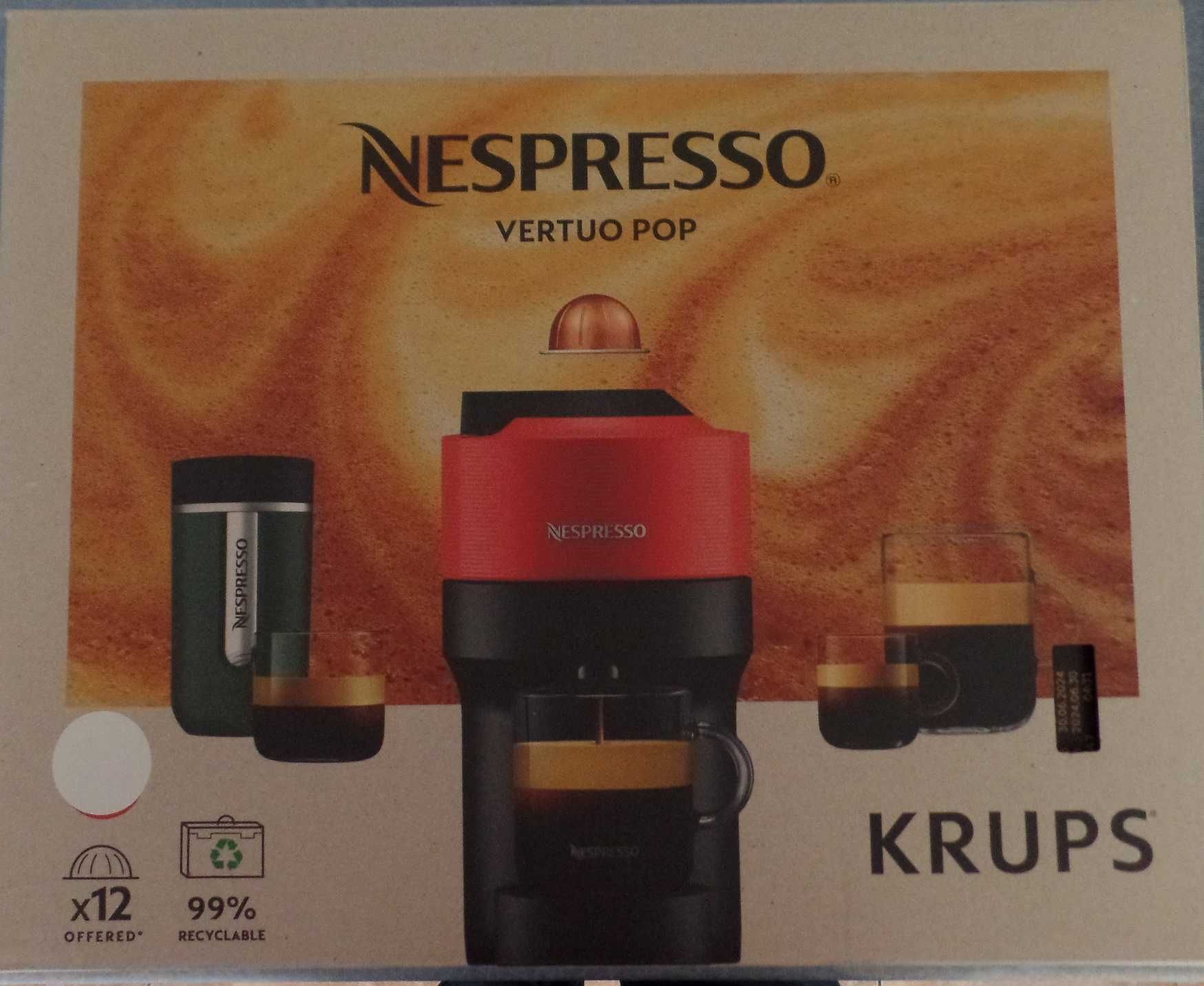 Máquina Café Nespresso Vertuo Pop Nova com Garantia