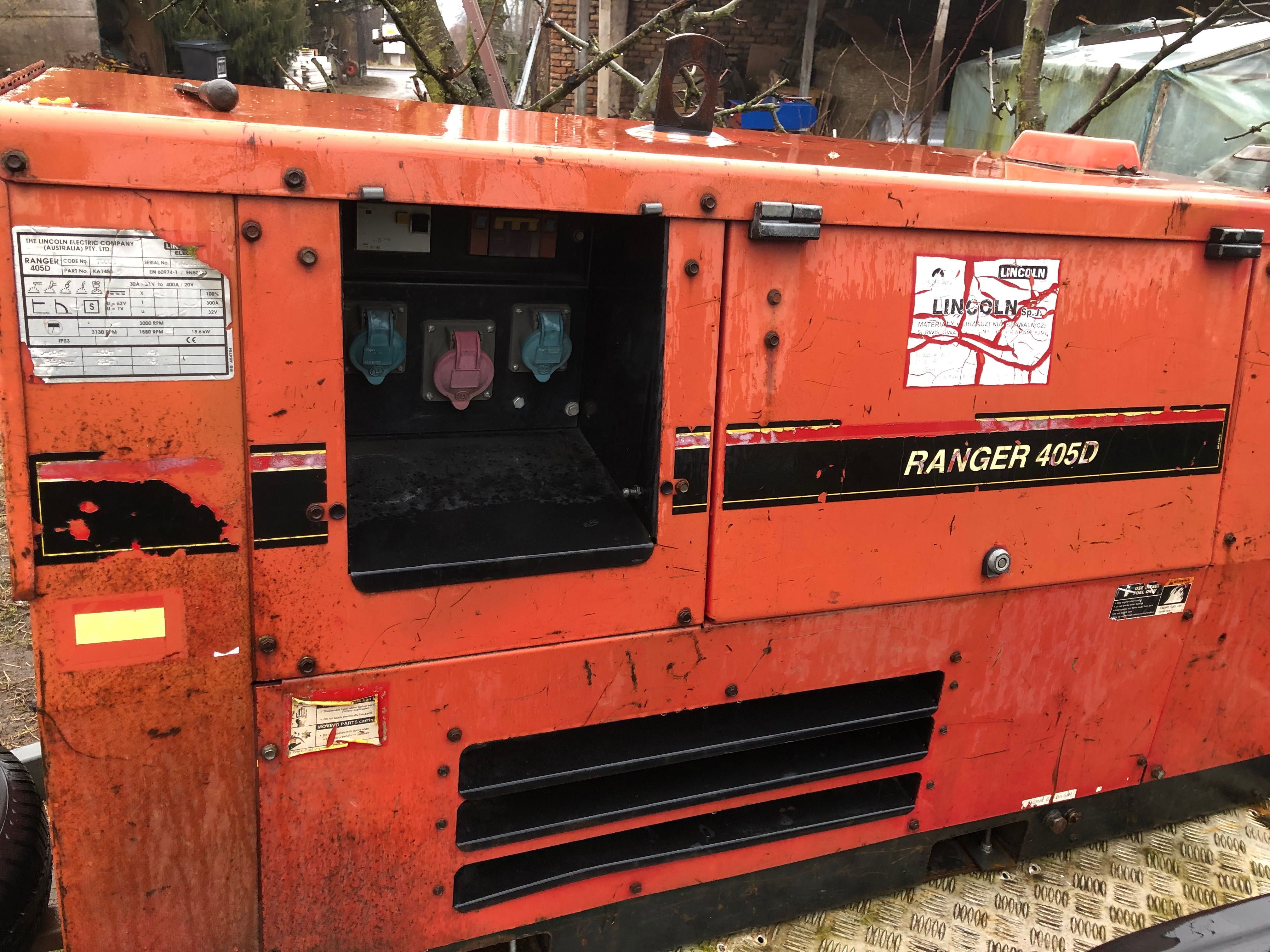 profesjonalny agregat prądotwórczy, spawarka, diesel 18,6kw