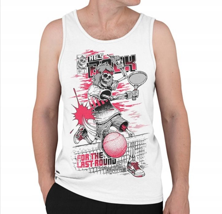 NOWA Koszulka z Nadrukiem Bawełna XXL