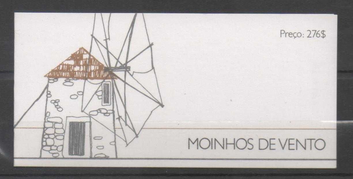 Caderneta 68. 1989 / Moinhos de Vento. Nova.