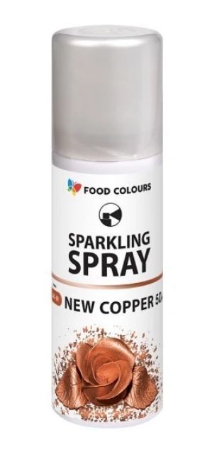 Barwnik Spożywczy W Sprayu New Copper Miedziany - 50 Ml
