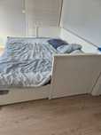 Cama solteiro/dupla com 4 gavetoes