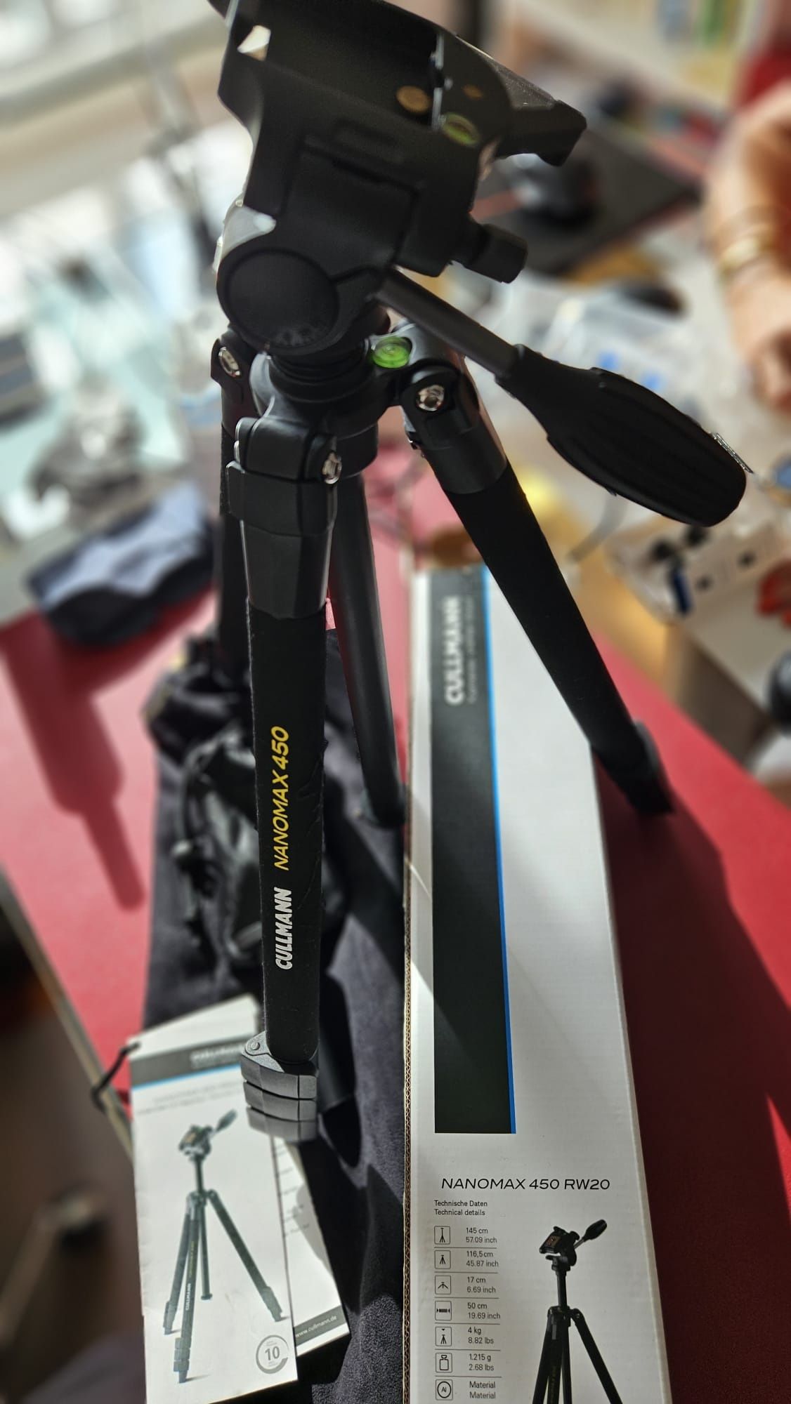 Tripé Cullman Nanomax 450 RW20