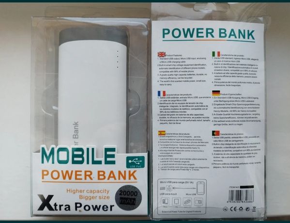 Power Bank,павербанк ,повербанк MOBILЕ Xtra Power 20000mAh