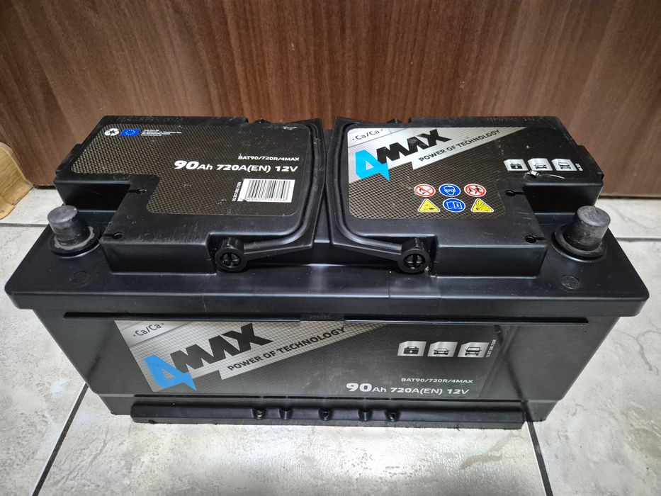 Akumulator 4Max 90Ah 720A  100% Sprawny