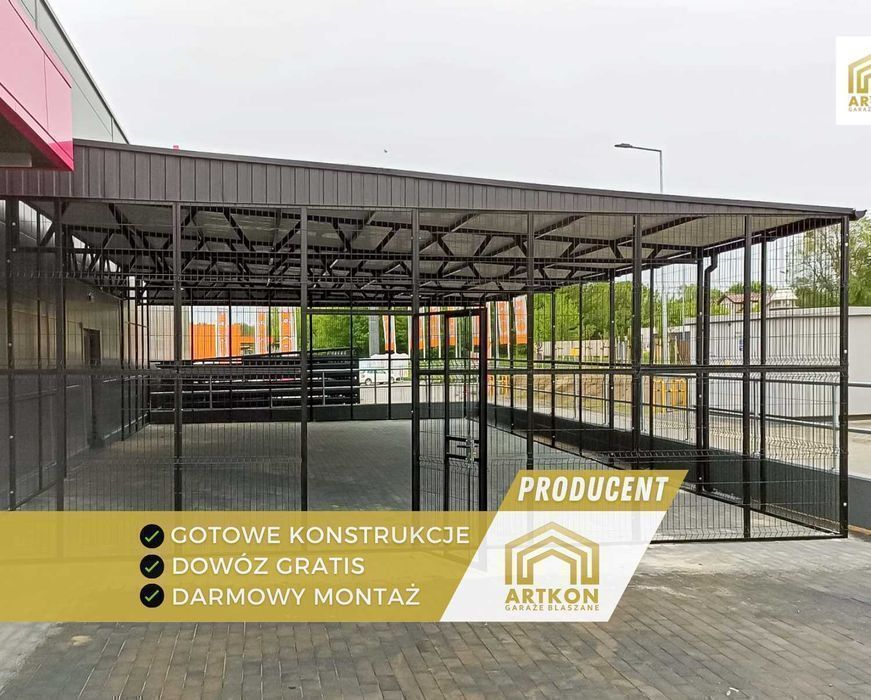 Hale stalowe Magazynowe, Hala blaszana stalowa, Magazyn blaszany Wiata