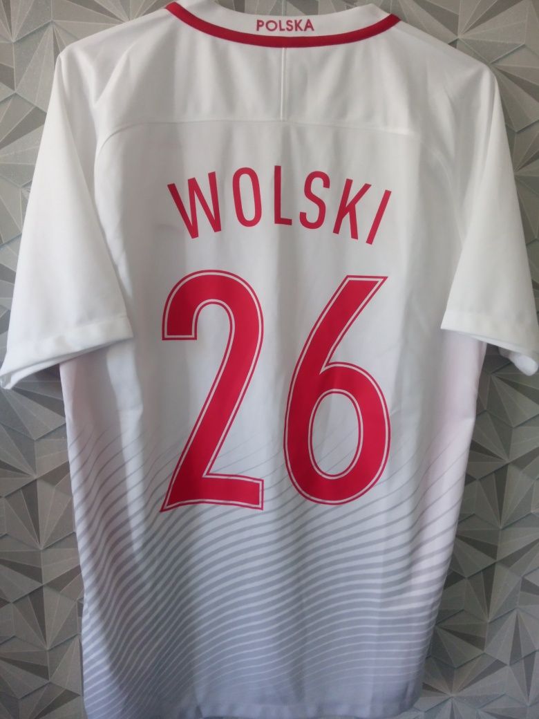 Koszulka Meczowa Piłkarska Reprezentacji Polski Rafał Wolski 2016 Euro