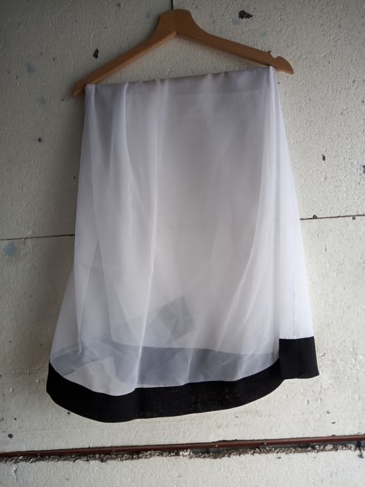 firanki biale 3 sztuki