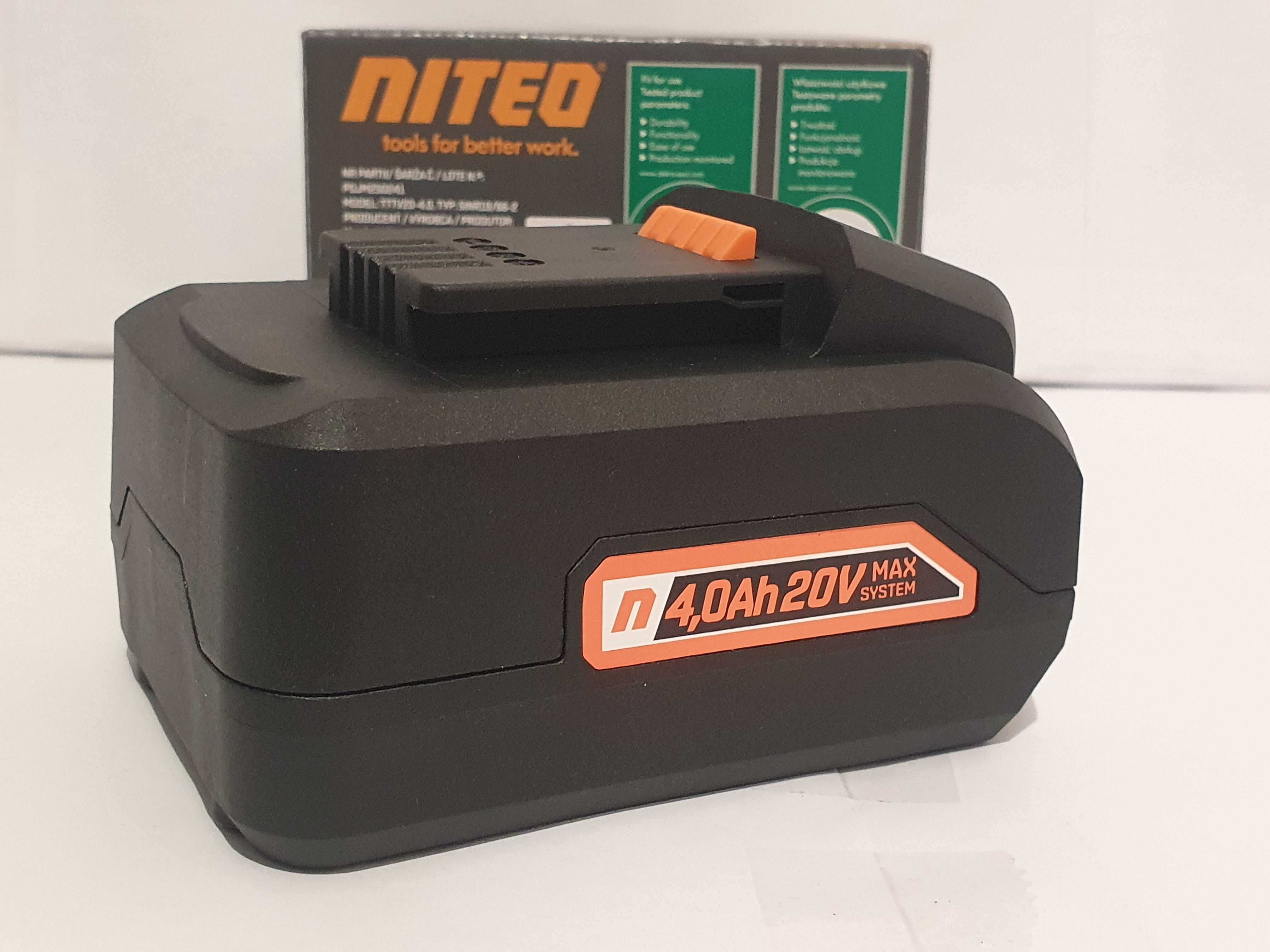 NITEO 20v 4Ah bateria akumulator Nowy do klucz wkrętarka worx yato