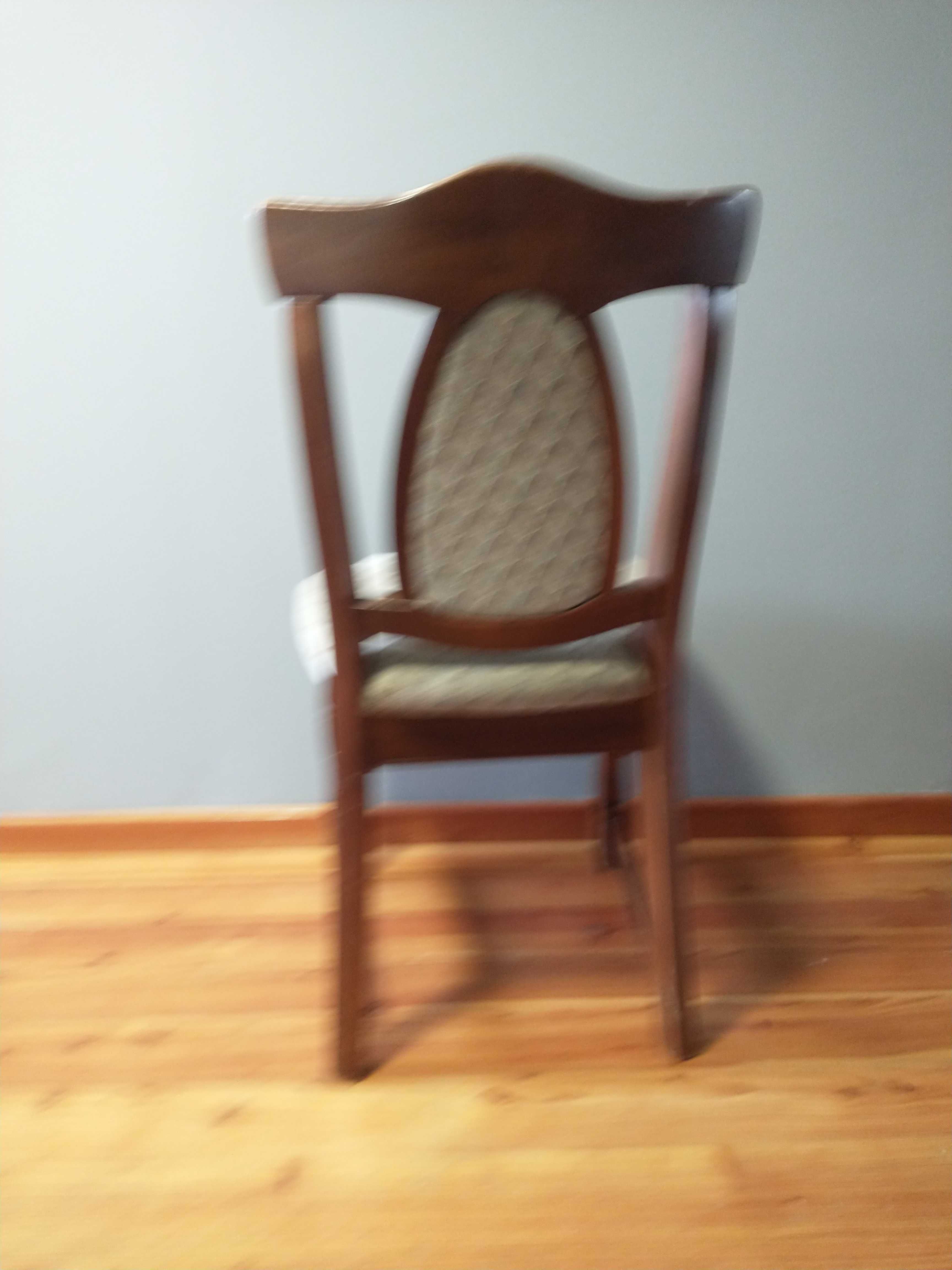 Krzesła 8 szt. KLOSE drewniane tapicerowane
