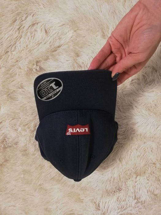 czapka z daszkiem Levis granat nowa one size flexfit