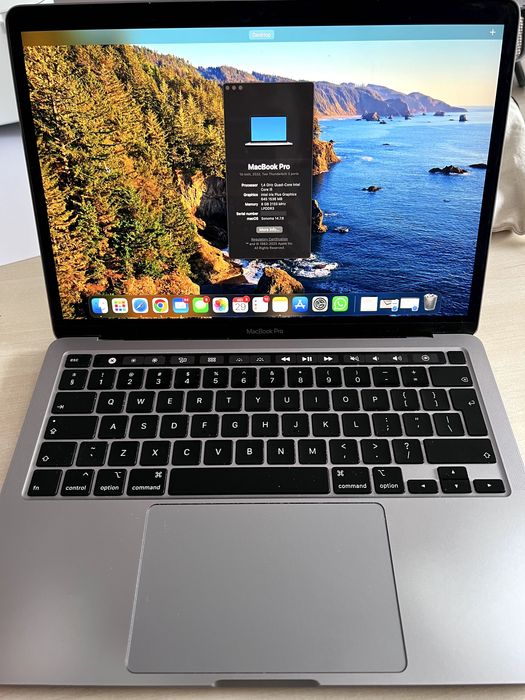 Apple MacBook Pro 13" 2020 | i5/8GB/512GB SSD - stan: BARDZO DOBRY