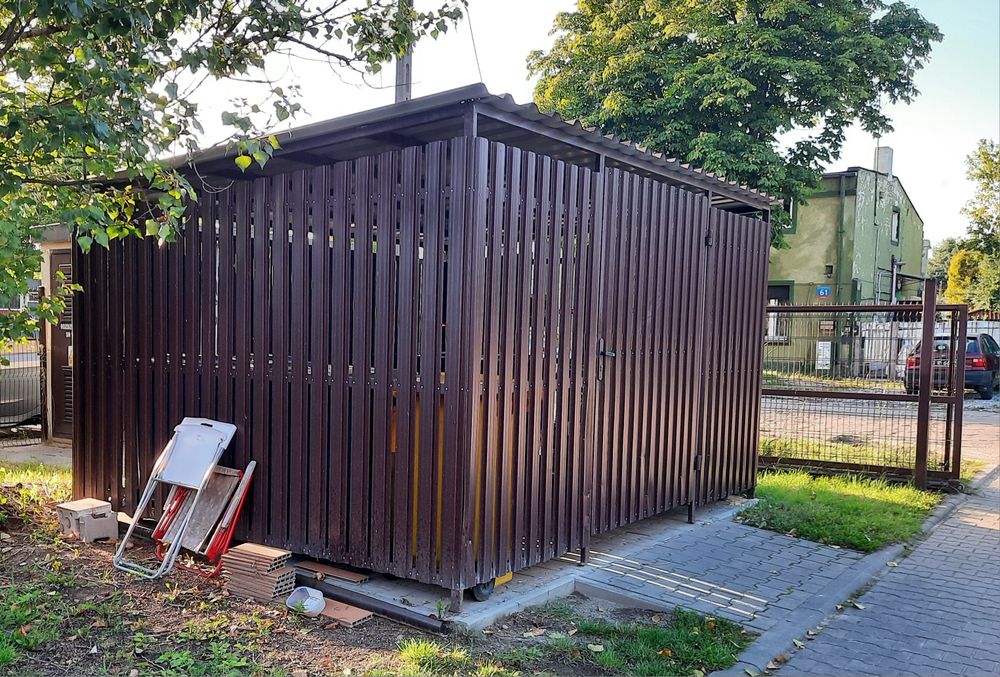 Wiata śmietnikowa, pergola, domek narzędziowy 3x4 metry