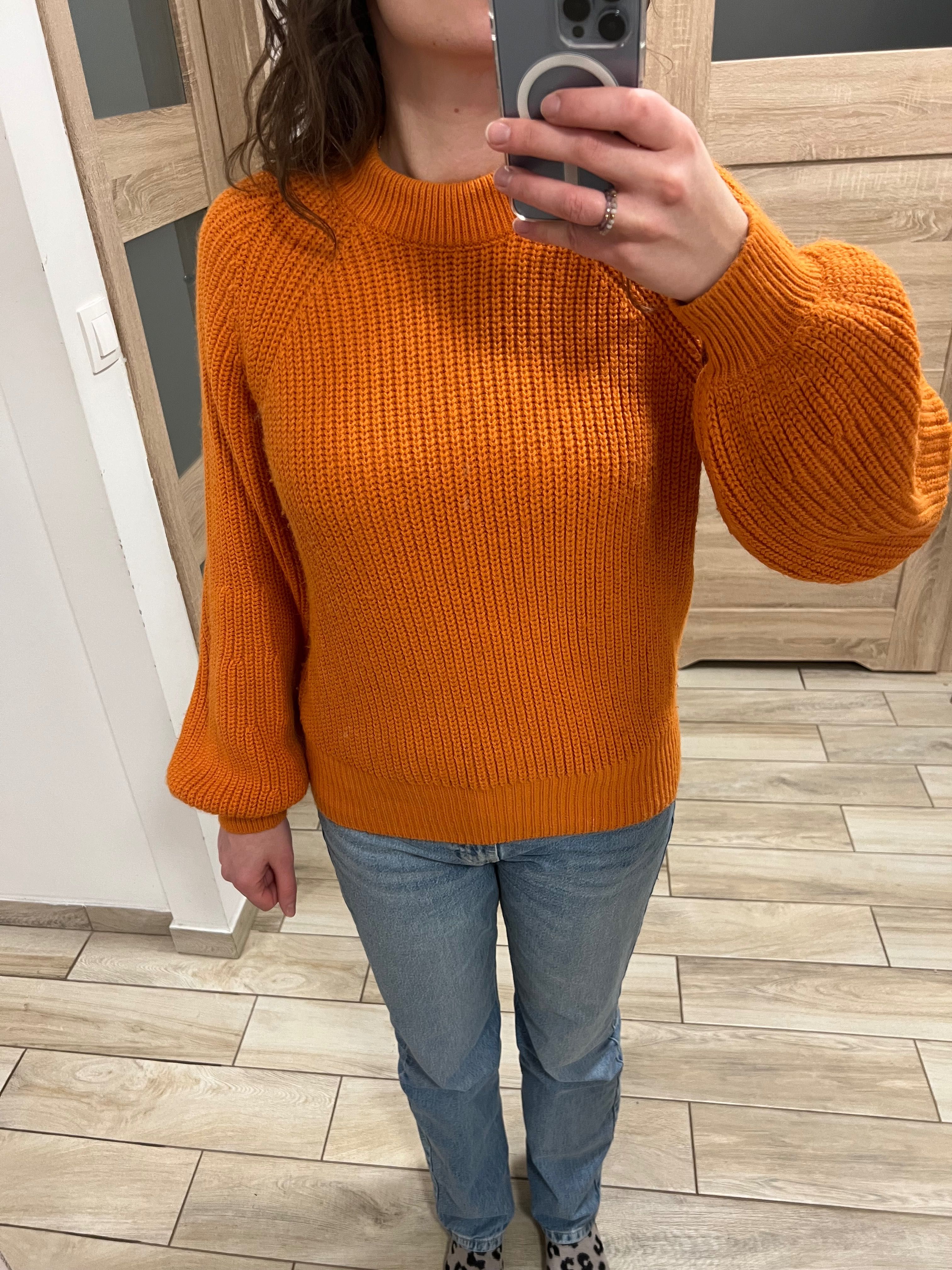 Sweter pomarańczowy Laurella