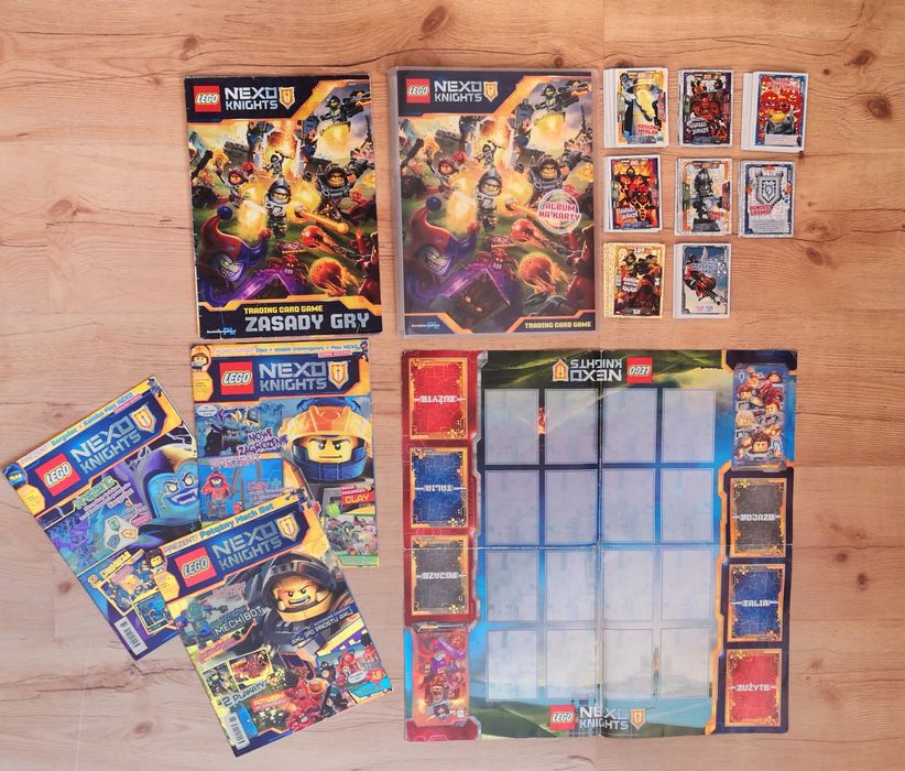 LEGO NEXO KNIGHTS - zestaw album/klaser,  karty,  gazetki itp.