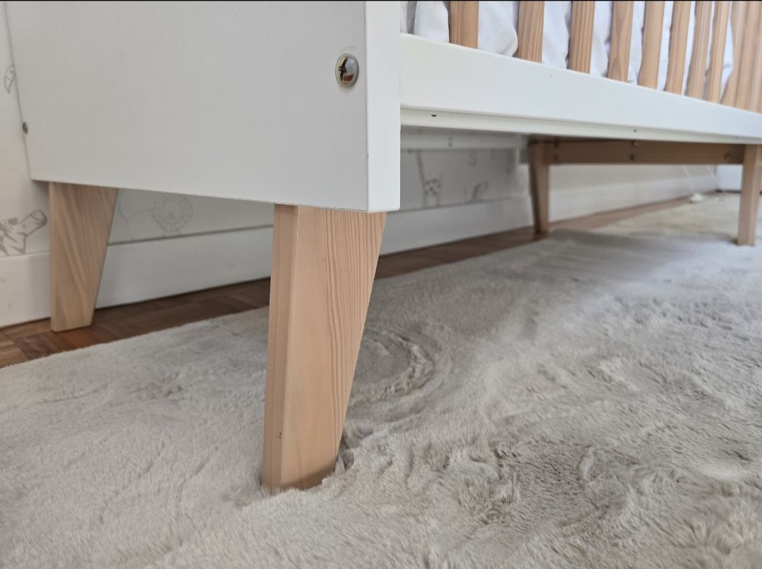Berço 3-In-1_ 120X60 Zippy + colchão - oportunidade
