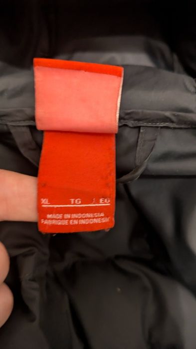 Пуховик зимний nike