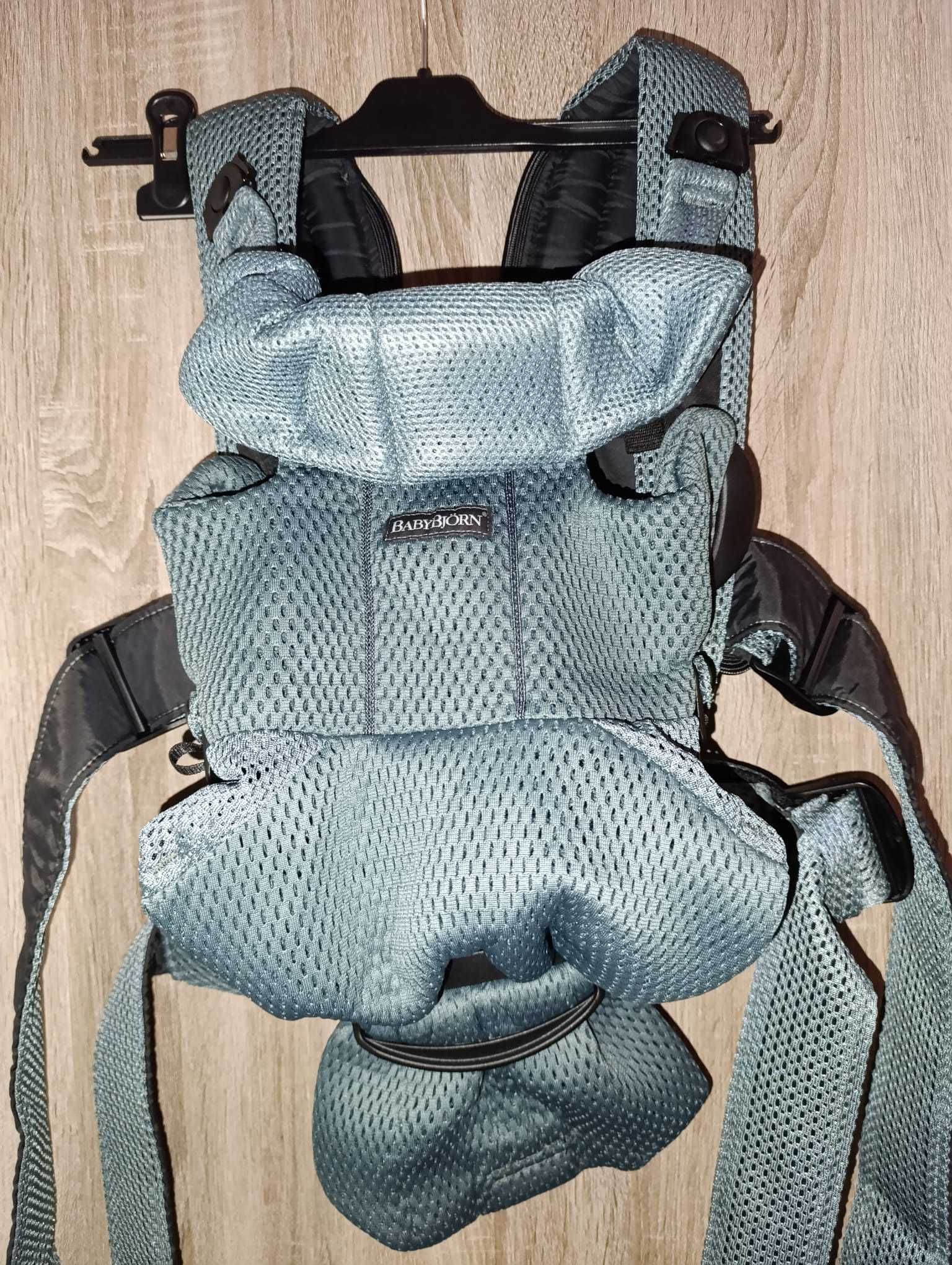 Porta bebés Babybjorn Move Mesh 3D, verde